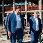 Río Tercero: Llaryora supervisó el avance de obra de la sede regional de la UPC