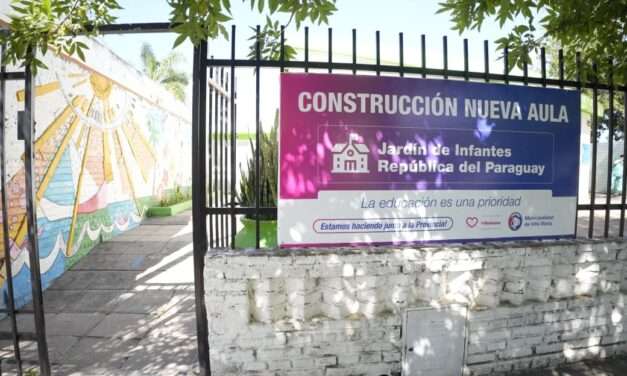 Villa María: municipio y provincia avanzan en la construcción de 3 aulas en jardines de infantes