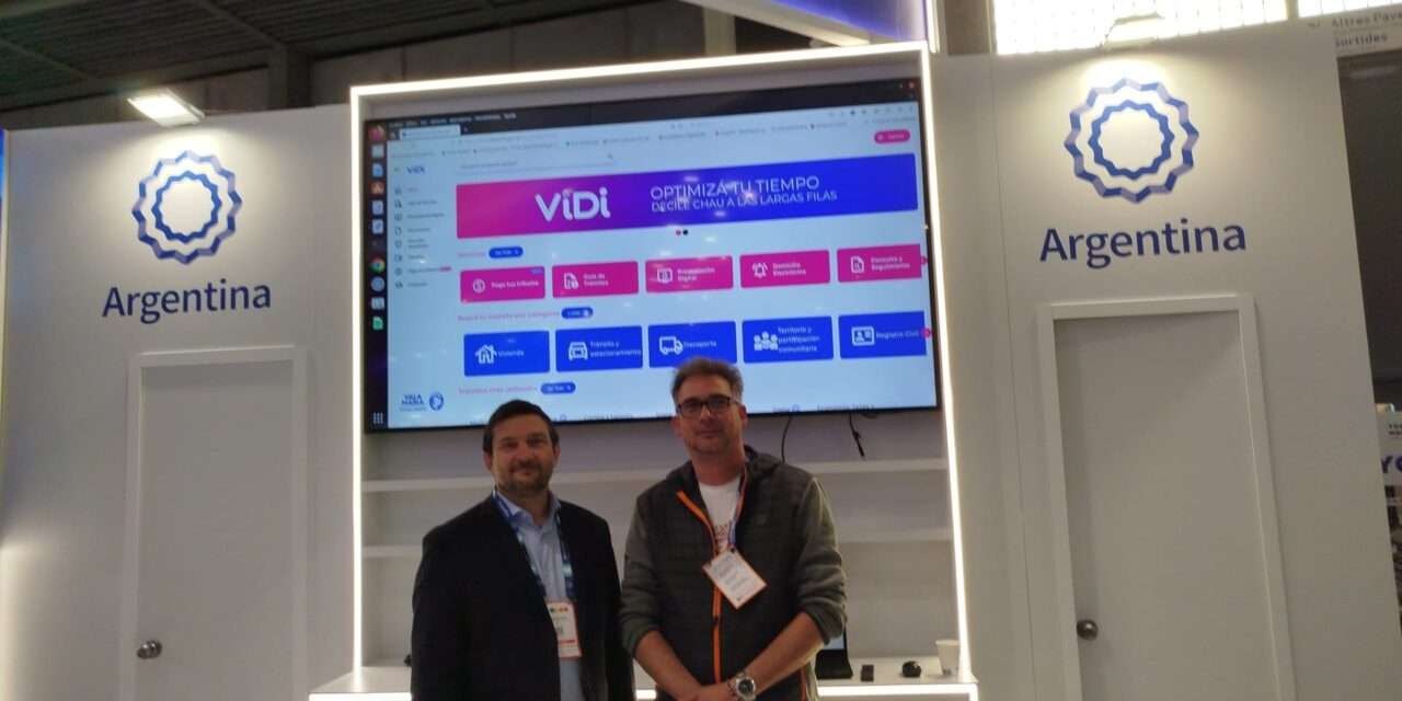Villa María presentó la plataforma digital Vidi en la Exposición Smart City de Barcelona