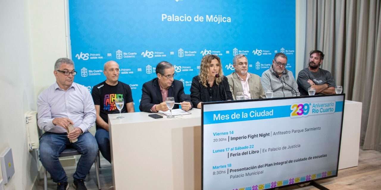 Río Cuarto celebra su 239° Aniversario con una agenda llena de cultura, deporte y gastronomía