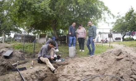 Villa María: Avanza la obra de agua potable en Villa del Sur que beneficiará a más de 35 familias