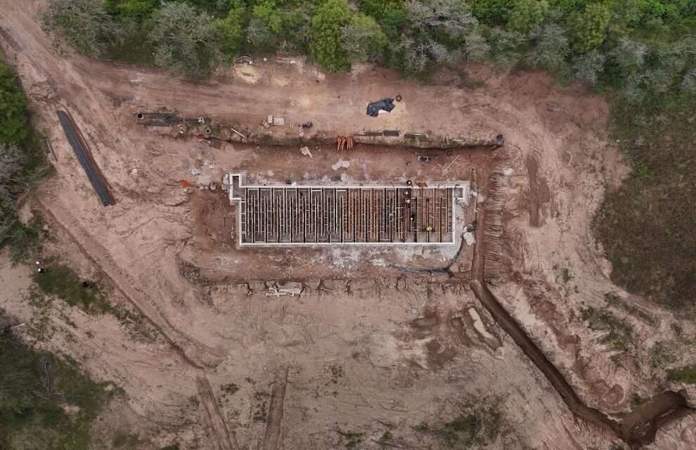 Almafuerte: La obra cloacal superó el 75% de su primera etapa