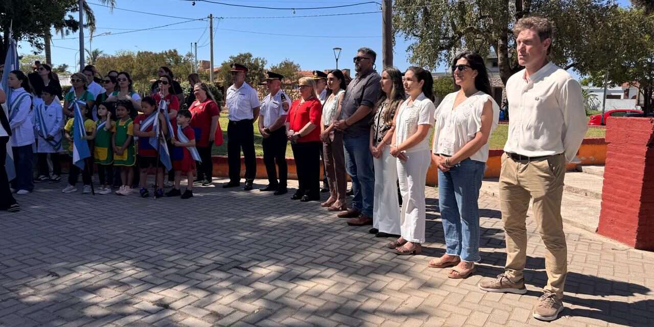 Santa Eufemia celebró su 131° aniversario con un acto central en la plaza Vera Pierangelli