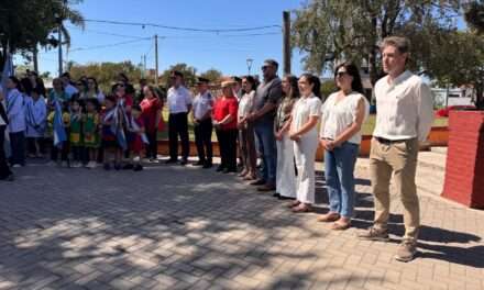 Santa Eufemia celebró su 131° aniversario con un acto central en la plaza Vera Pierangelli