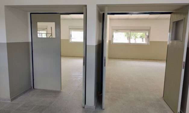 Construyeron dos nuevas aulas para el Instituto Adelia María