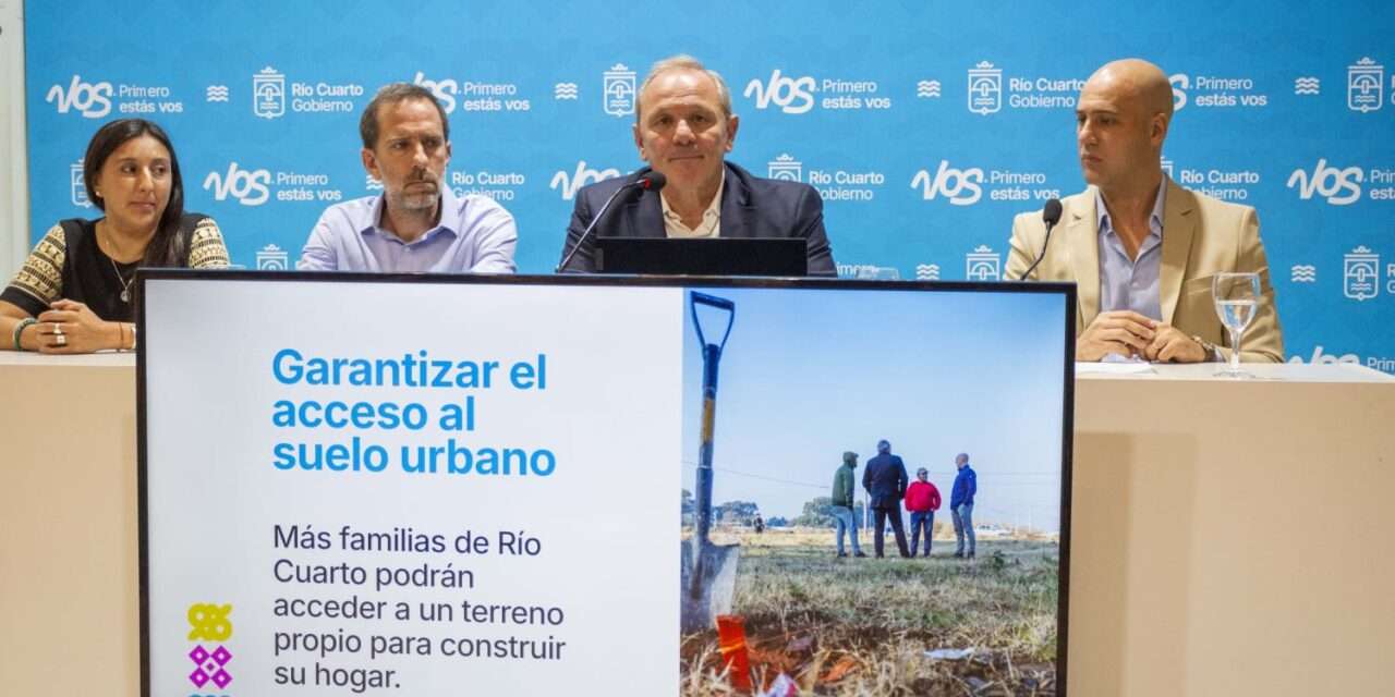 Río Cuarto: El Municipio pondrá a la venta otros 167 lotes para la construcción de viviendas sociales