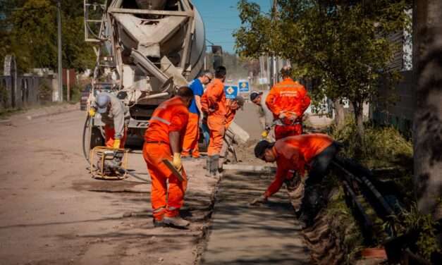 Río Tercero completó una nueva obra de infraestructura urbana en Barrio Sarmiento