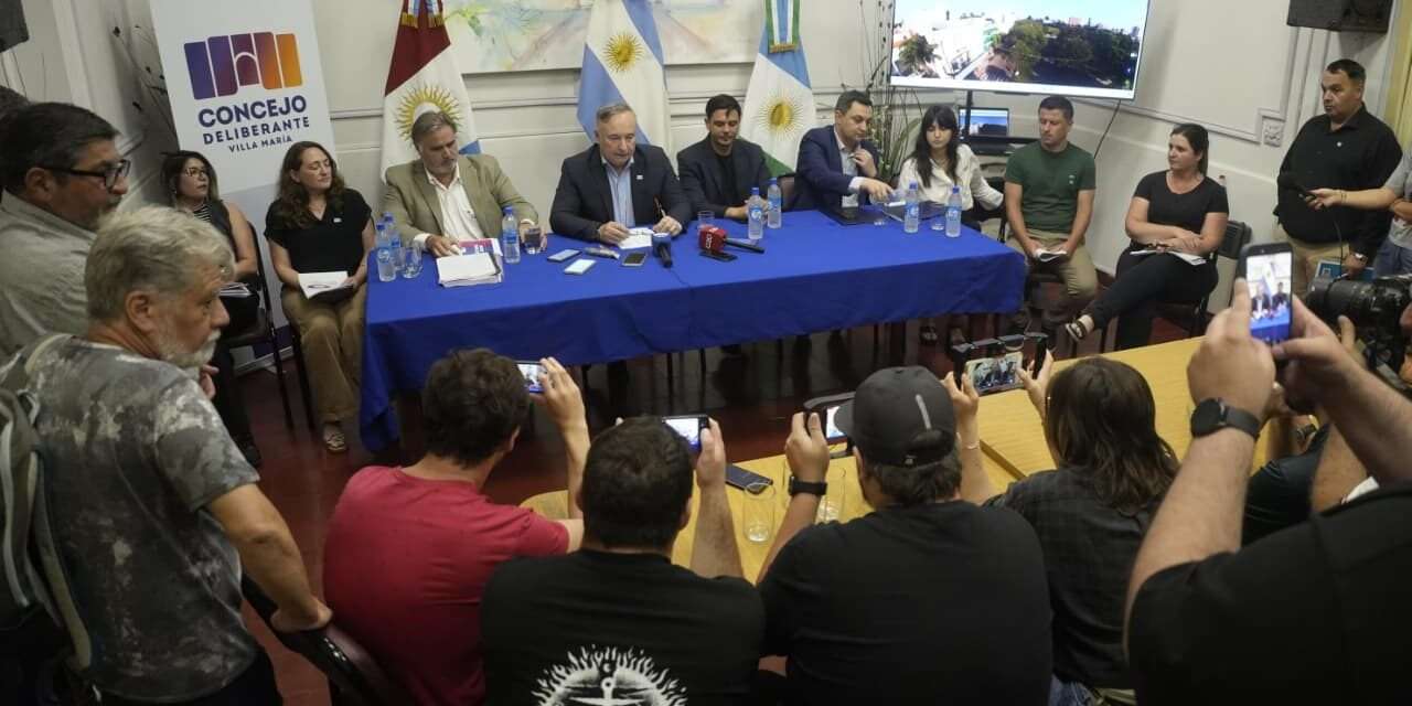 Villa María: Accastello presentó modificaciones sobre el proyecto de Presupuesto y Tarifaria 2026