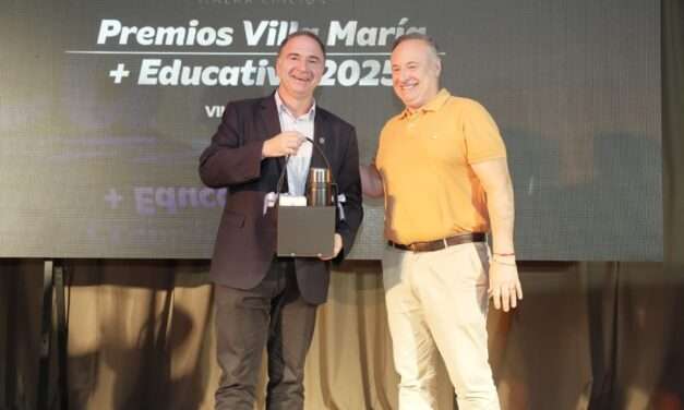 Se entregaro los premios Villa María + Educativa 2025