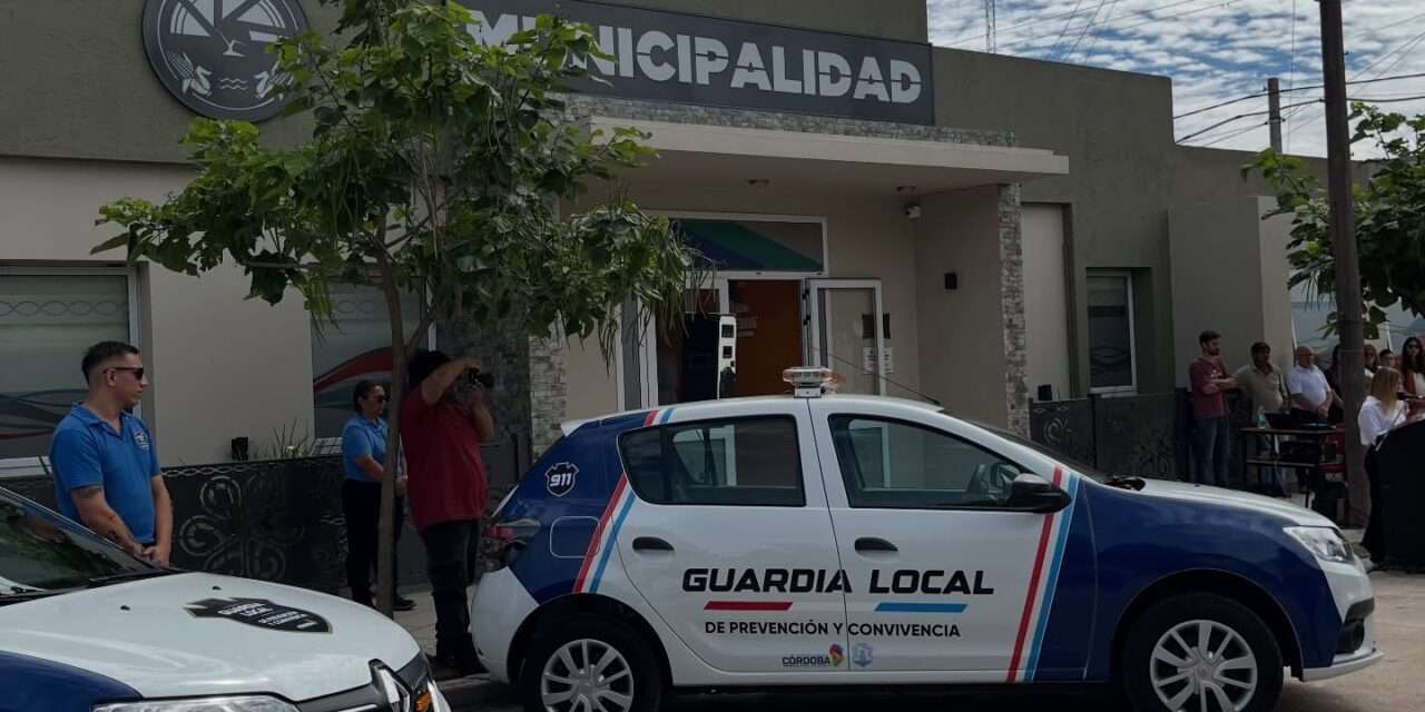 Alcira Gigena recibió un nuevo móvil y avanzó en el fortalecimiento de su Guardia Local de Seguridad
