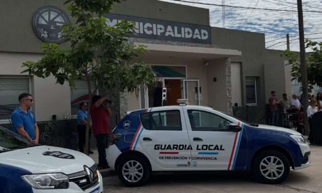 Alcira Gigena recibió un nuevo móvil y avanzó en el fortalecimiento de su Guardia Local de Seguridad