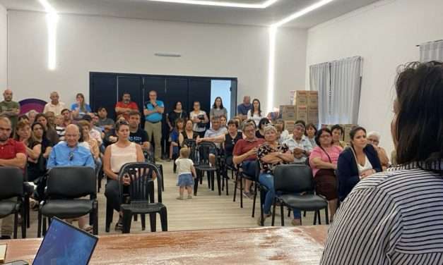 Avanza la ampliación de la obra de gas natural en Villa Huidobro