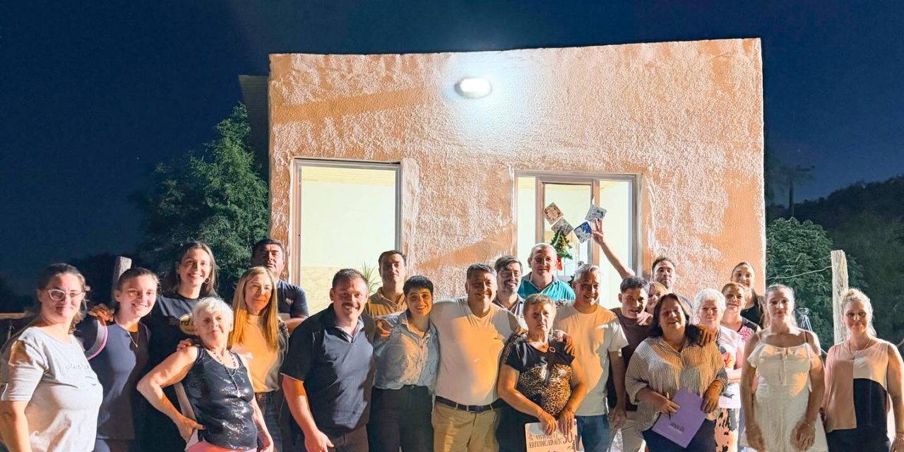 Villa Huidobro adjudicó la vivienda número 30