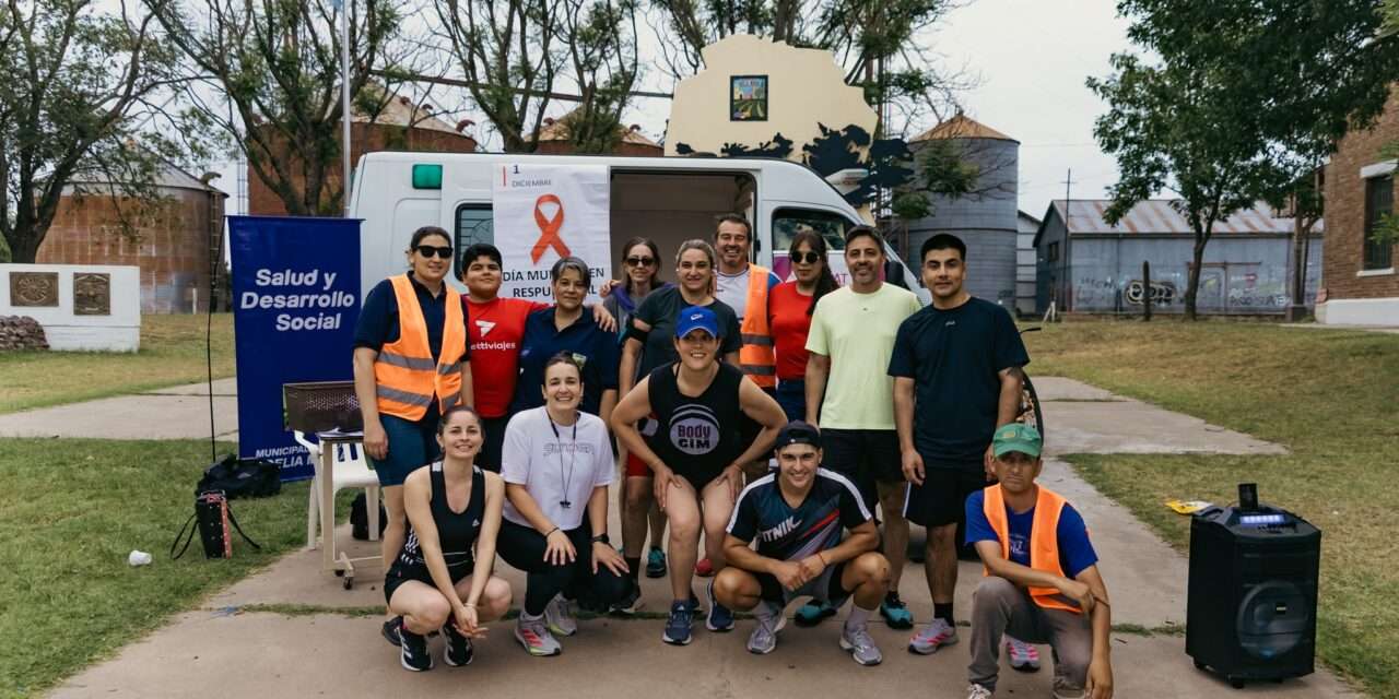 Adelia María realizó la tercera edición de la Maratón contra el VIH