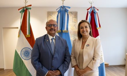La vicegobernadora recibió al embajador de la India