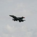 Exhibición de los F-16 argentinos en el Área de Material Río IV