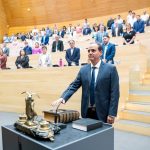 Juan Manuel Llamosas asumió como presidente provisorio de la Legislatura