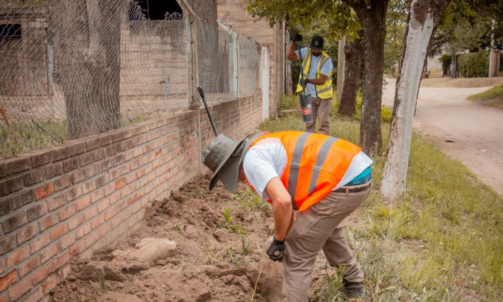 Avanza la obra de gas en barrio Cerino y suma más servicios a Río Tercero
