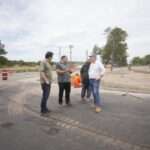 Villa María: Accastello supervisó la obra de circunvalación sur – este