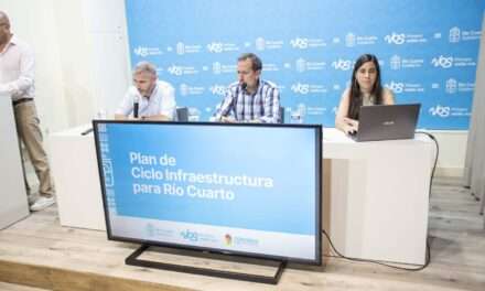 Río Cuarto presentó su Plan de Ciclo-Infraestructura para impulsar una movilidad sustentable