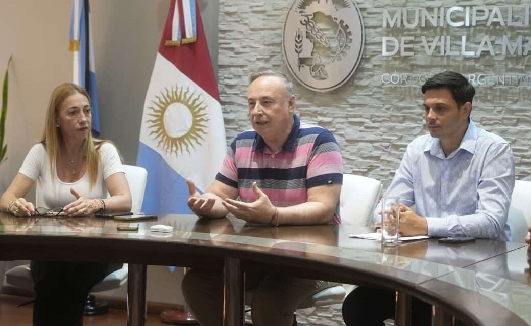 Villa María: el Municipio selló un acuerdo con Andreani para fortalecer el comercio local