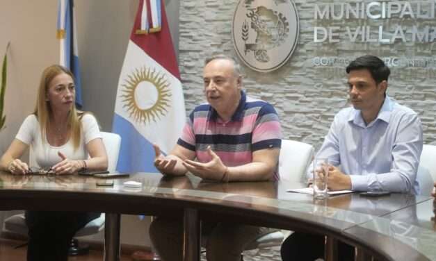 Villa María: el Municipio selló un acuerdo con Andreani para fortalecer el comercio local