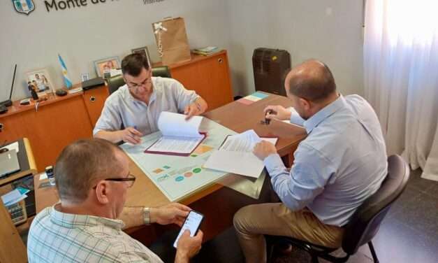 CTAM y el Municipio de Monte de los Gauchos firmaron un convenio para el tendido de fibra óptica