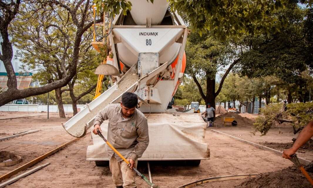 Río Tercero avanza en la renovación integral de la Plaza San Martín