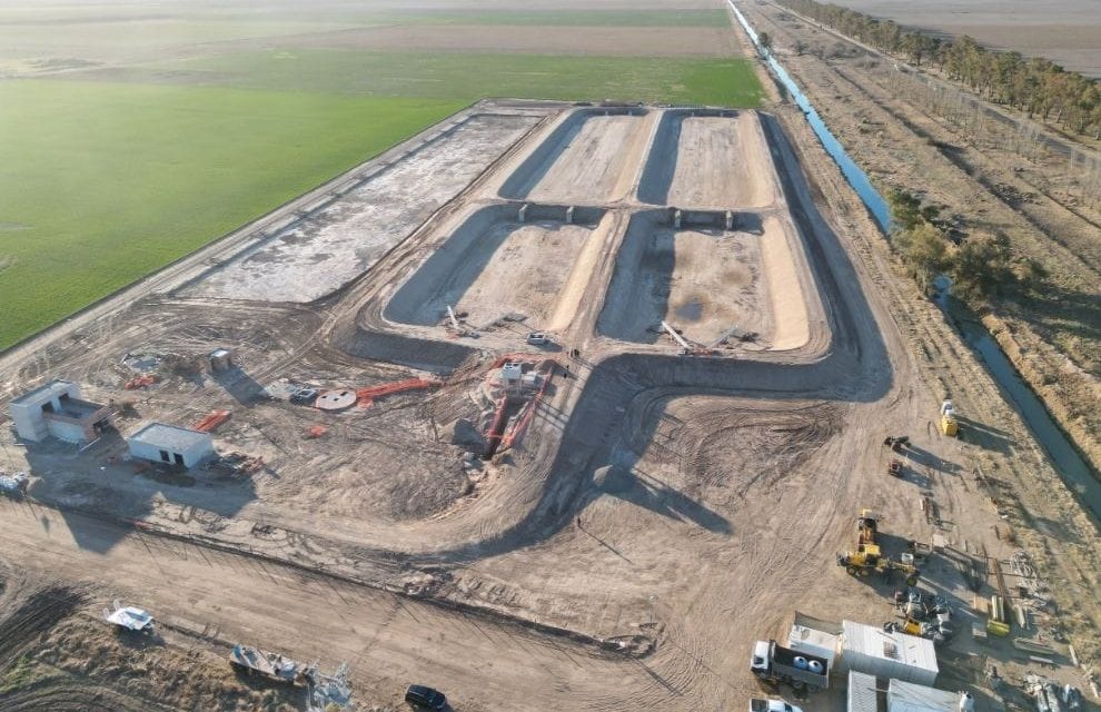 Laboulaye: La Provincia, el municipio y el Parque Industrial acordaron la ejecución de obras cloacales