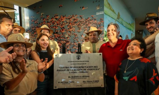 Llaryora encabezó la inauguración del Centro de Interpretación del Paisaje de la región de Ansenuza