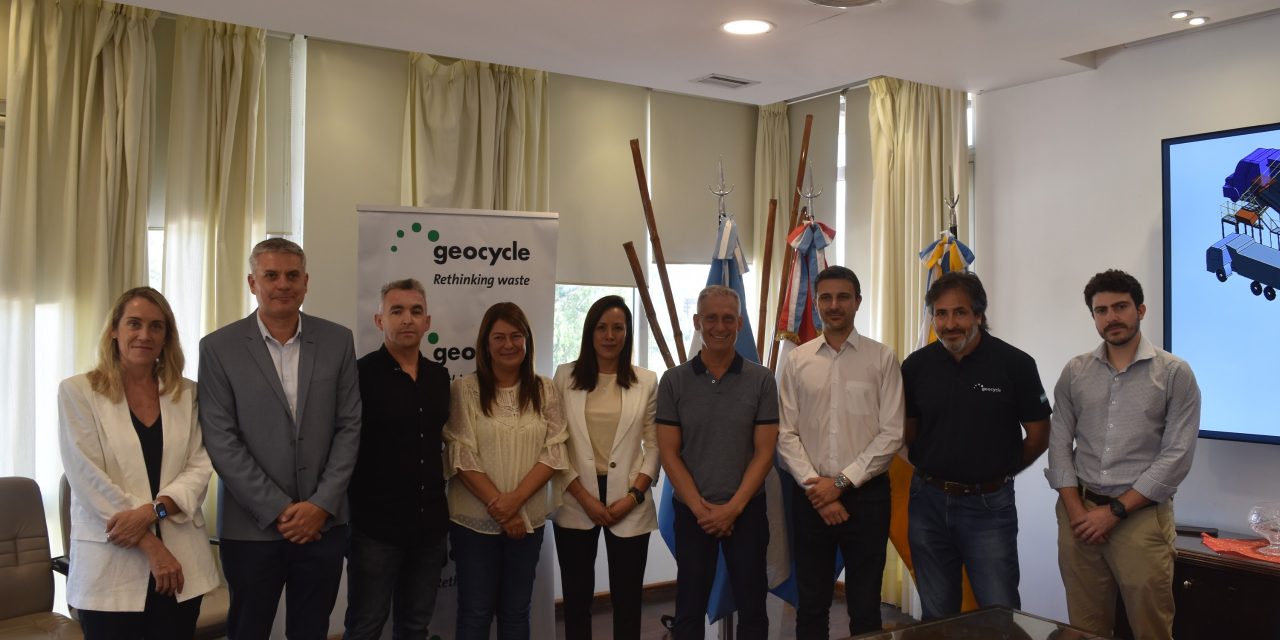 Villa Carlos Paz: firma de convenio con Geocycle para la instalación de maquinaria en el centro ambiental
