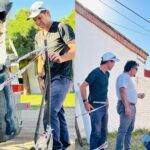 Avanza la ampliación del alumbrado público en Las Higueras