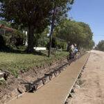 Buchardo: Finalizó la obra de cordón cuneta en calle Belgrano