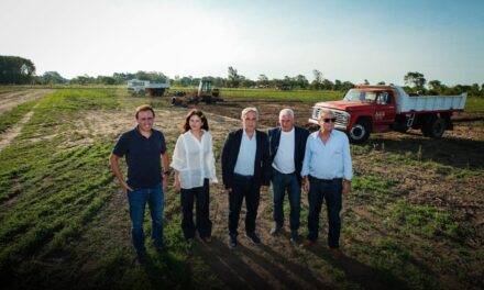 Llaryora anunció aportes para obras en la comuna de San Joaquín