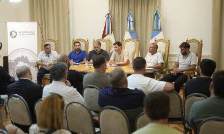 Villa María: reunión con referentes de Patios Gastronómicos en el marco del Recorrido Peñero