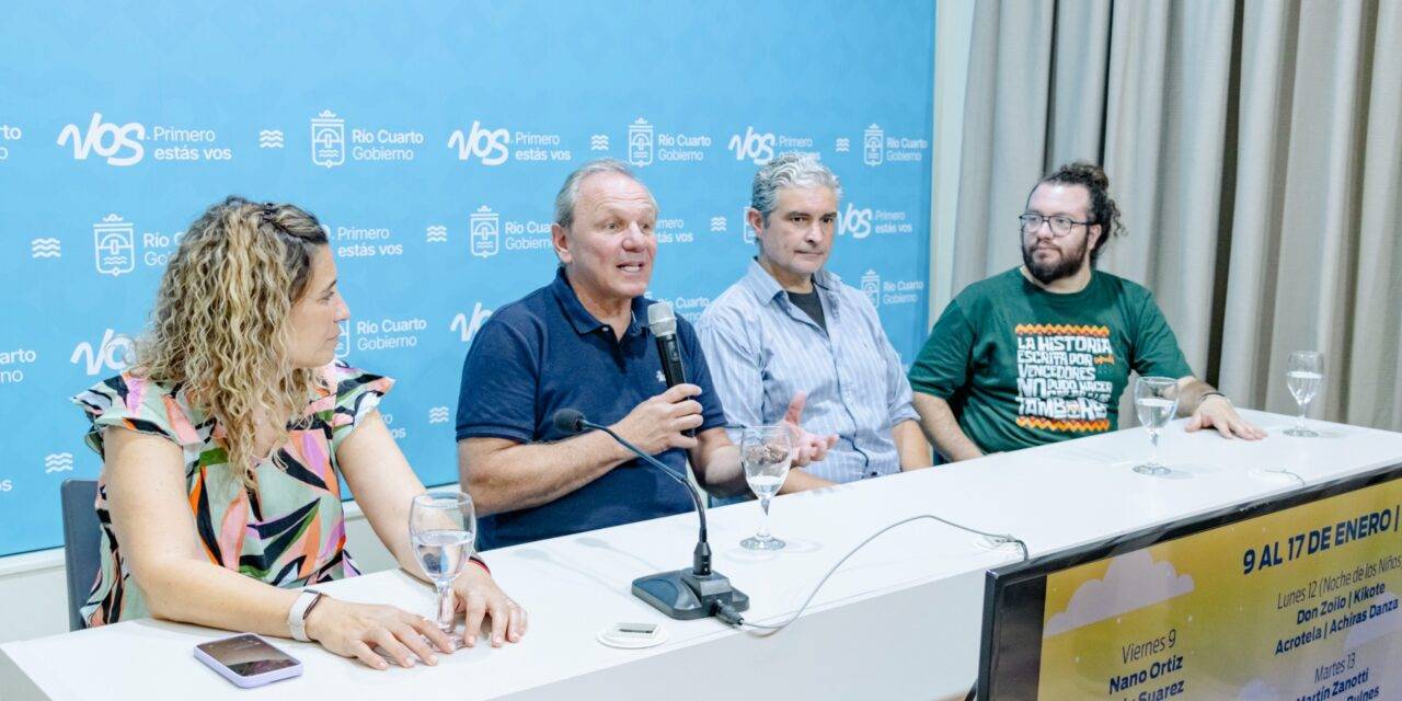 Presentaron en Río Cuarto la 63ª edición de la Fiesta Provincial del Turismo de Achiras