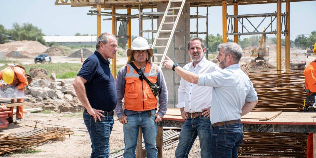 Río Cuarto: De Rivas recorrió las obras en la Circunvalación que avanzan a buen ritmo en seis frentes