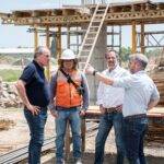 Río Cuarto: De Rivas recorrió las obras en la Circunvalación que avanzan a buen ritmo en seis frentes