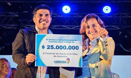 “Acompañar nuestras fiestas es fortalecer el desarrollo de cada comunidad”, destacó Prunotto en Embalse