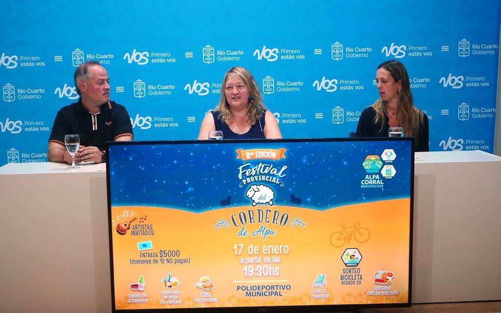 Se viene la 8° edición del Festival Provincial del Cordero de Alpa Corral