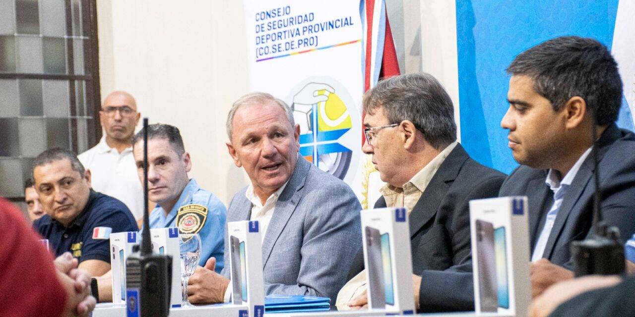 Tribunas Seguras: entregaron 20 dispositivos para la fiscalización de eventos deportivos en Río Cuarto