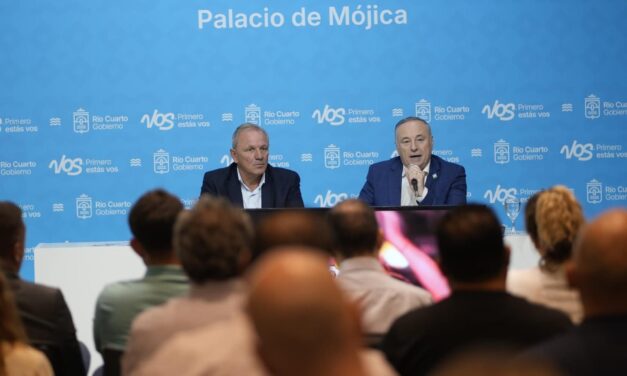 El Intendente Accastello presentó el «Festival Internacional de Peñas” en Río Cuarto