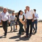 Alejandro Roca recibió aportes por $90 millones y avanzó en obras junto al ministro Busso