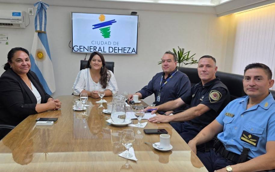 General Deheza refuerza la articulación institucional para fortalecer la seguridad ciudadana