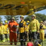 Fuego en la Patagonia: bomberos cordobeses se suman al combate de los incendios en Chubut