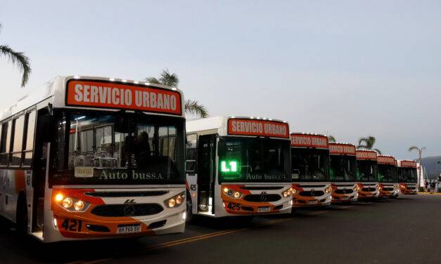 Villa Carlos Paz presentó nuevas unidades 0 km y renovó por completo el servicio de transporte urbano