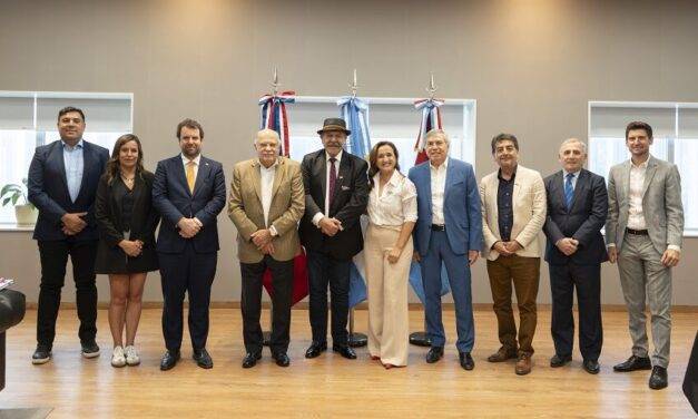 Prunotto recibió al alcalde de Copiapó y a autoridades chilenas para fortalecer la integración regional