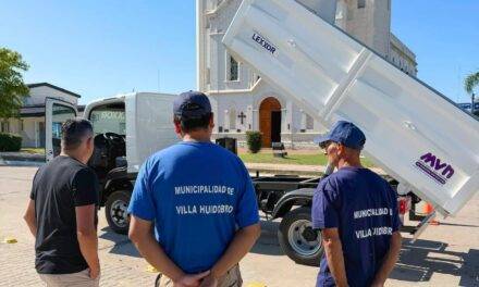 Villa Huidobro incorporó un nuevo camión volcador