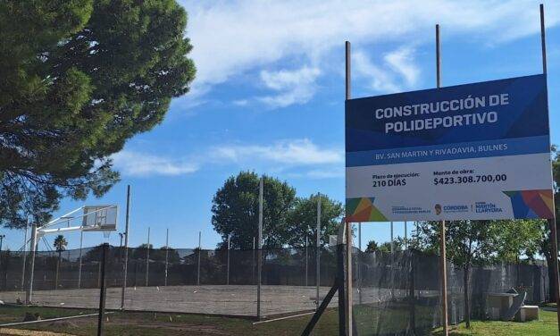 Comenzó la construcción del nuevo Polideportivo Municipal de Bulnes