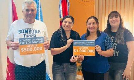 Santa Eufemia: el Municipio acompañó con aportes a las comisiones de fútbol y a las actividades culturales